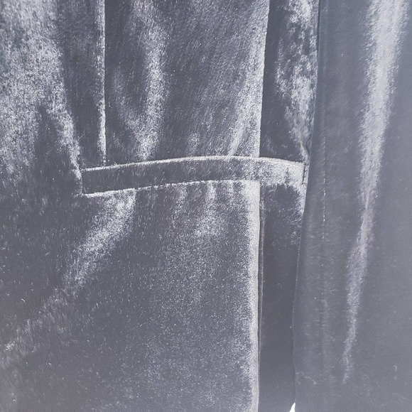 Mika Mindel Size S Nancy Jacket Black Velvet Lace Long Sleeves Open Front NWT - Picture 11 of 11